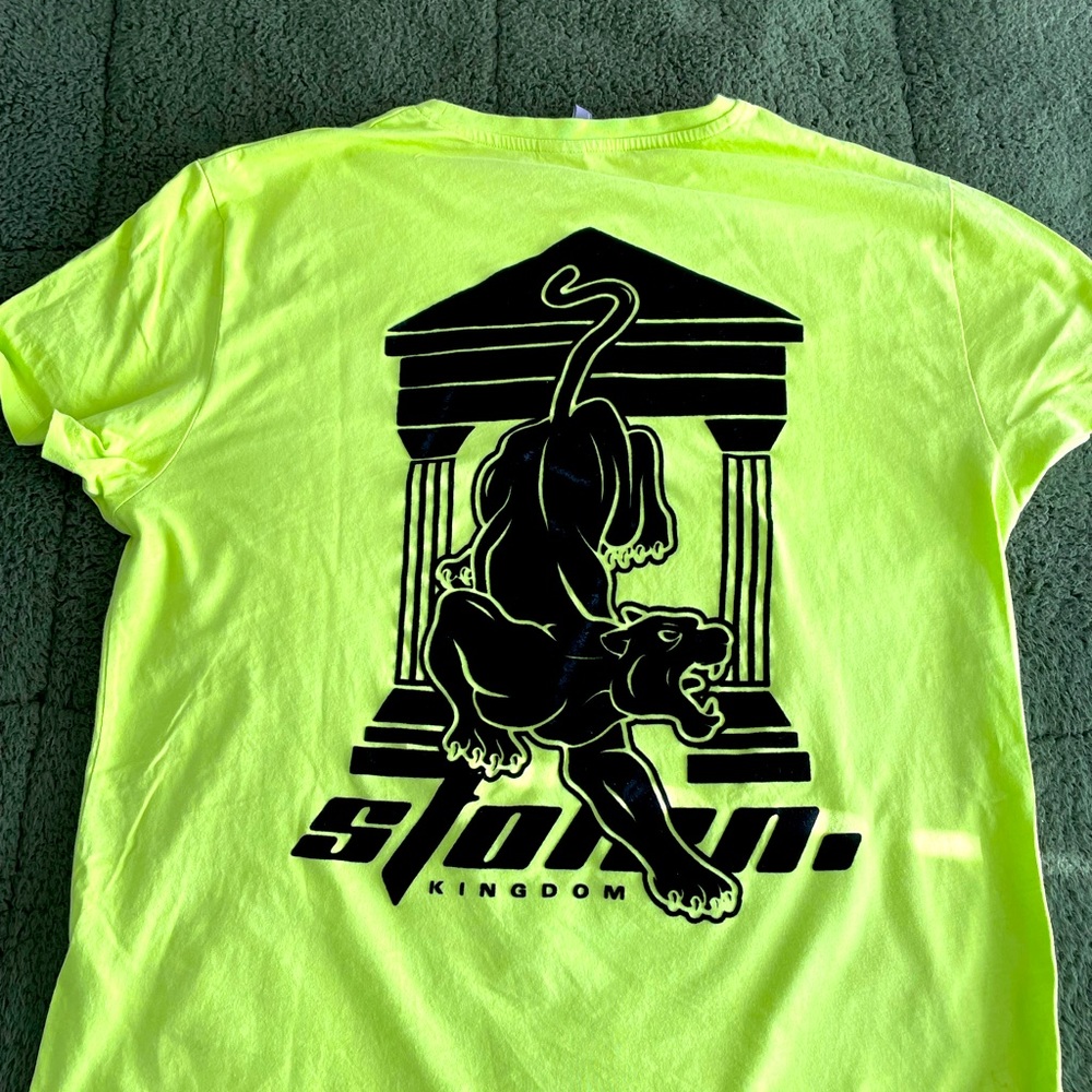Neon graphic tee